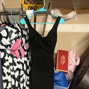 Emerald Sundae Black Mini Dress